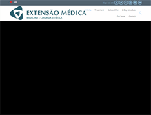 Tablet Screenshot of extensaomedica.com